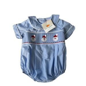 Stitchy Fish Jolly St. Nick Applique Bubble, Blue 3M